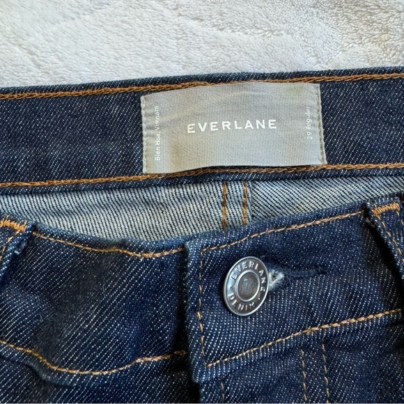EVERLANE Dark Wash Skinny Leg Jeans Size 29 regular - Picture 3 of 15